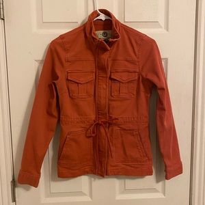 Lucky Brand orange utility jacket, size XS